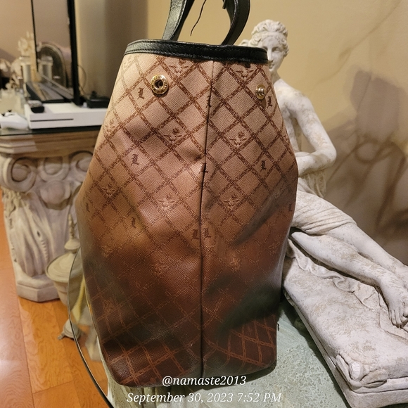 L.A.M.B. by Gwen Stefani Kingsvale Crown Signature Shoulder Tote Bag Luxury #527 - Picture 14 of 16